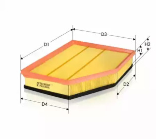 TECNECO FILTERS ar31143pms -  Воздушный фильтр